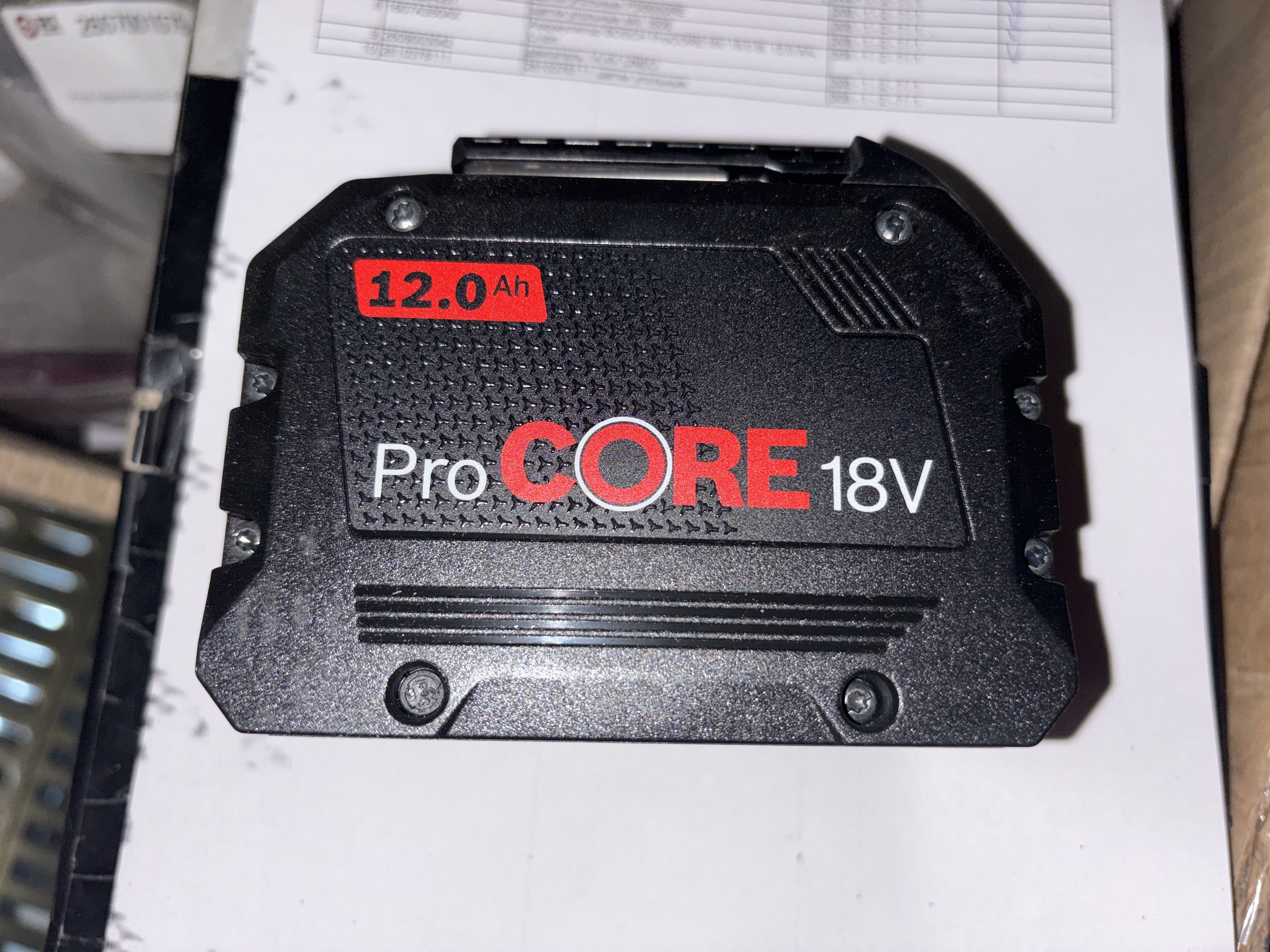 Аккумулятор BOSCH ProCORE18V 18.0 В, 12.0 А/ч, Li-Ion