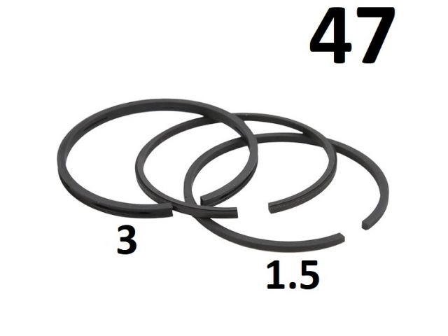 кольца поршневые 47мм AE-501-3 в кор. комплект